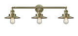 Innovations - 205-AB-M4 - Three Light Bath Vanity - Franklin Restoration - Antique Brass