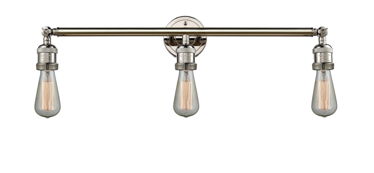Innovations - 205-PN - Three Light Bath Vanity - Franklin Restoration - Polished Nickel