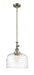Innovations - 206-AB-G713-L - One Light Mini Pendant - Franklin Restoration - Antique Brass