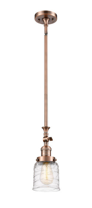 Innovations - 206-AC-G513 - One Light Mini Pendant - Franklin Restoration - Antique Copper