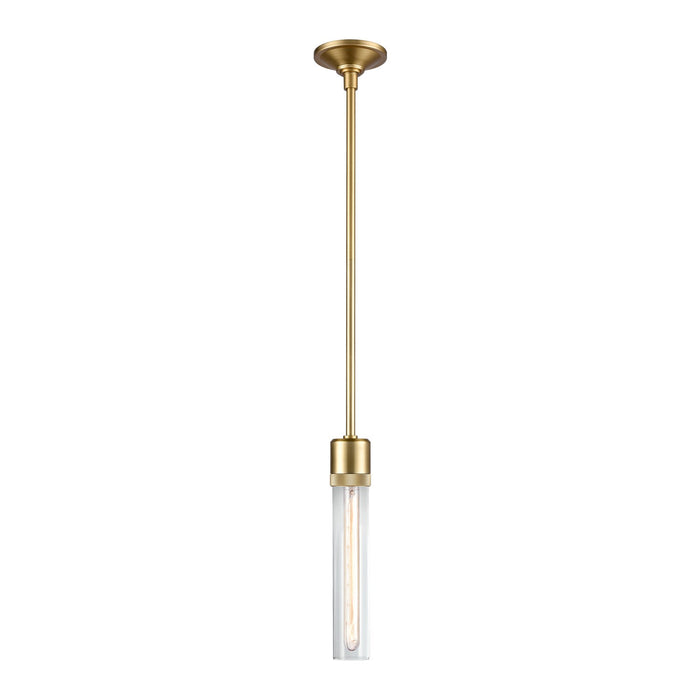 Zeev Lighting - P11705-E26-AGB-G1 - One Light Pendant - Zigrina - Aged Brass