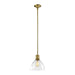 Zeev Lighting - P11705-E26-AGB-G12 - One Light Pendant - Zigrina - Aged Brass