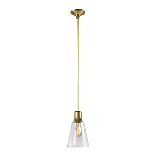 Zeev Lighting - P11705-E26-AGB-G16 - One Light Pendant - Zigrina - Aged Brass