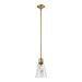 Zeev Lighting - P11705-E26-AGB-G16 - One Light Pendant - Zigrina - Aged Brass