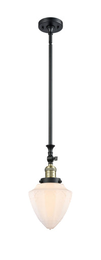 Franklin Restoration LED Mini Pendant Black Antique Brass