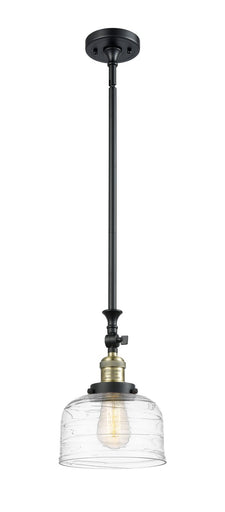 Franklin Restoration One Light Mini Pendant Black Antique Brass