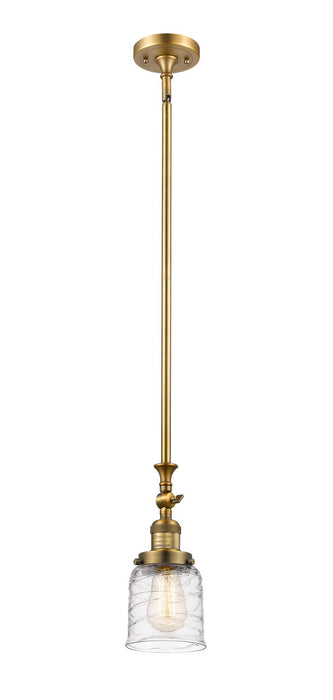 Innovations - 206-BB-G513 - One Light Mini Pendant - Franklin Restoration - Brushed Brass