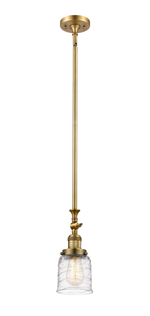 Innovations - 206-BB-G513-LED - LED Mini Pendant - Franklin Restoration - Brushed Brass