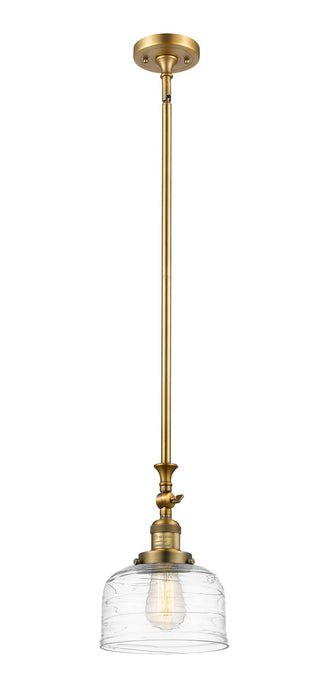 Innovations - 206-BB-G713 - One Light Mini Pendant - Franklin Restoration - Brushed Brass