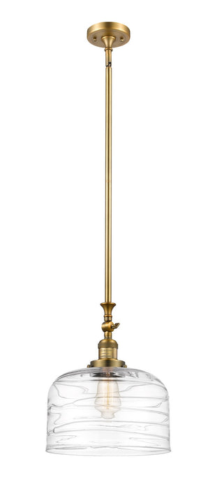 Innovations - 206-BB-G713-L - One Light Mini Pendant - Franklin Restoration - Brushed Brass