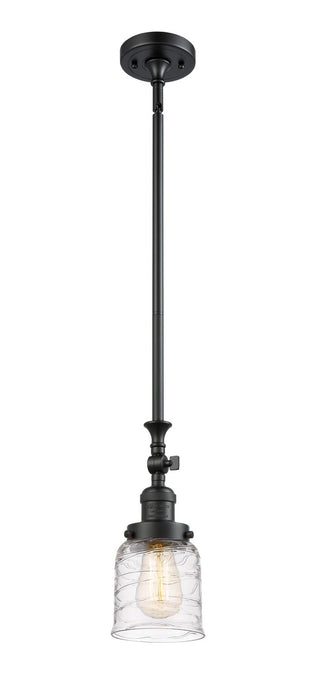 Innovations - 206-BK-G513-LED - LED Mini Pendant - Franklin Restoration - Matte Black