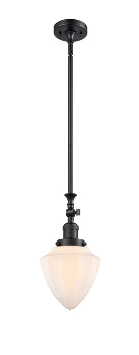 Innovations - 206-BK-G661-7 - One Light Mini Pendant - Franklin Restoration - Matte Black