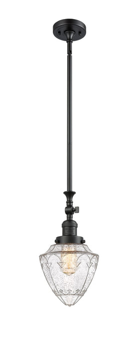 Innovations - 206-BK-G664-7 - One Light Mini Pendant - Franklin Restoration - Matte Black