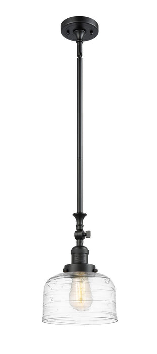 Innovations - 206-BK-G713-LED - LED Mini Pendant - Franklin Restoration - Matte Black