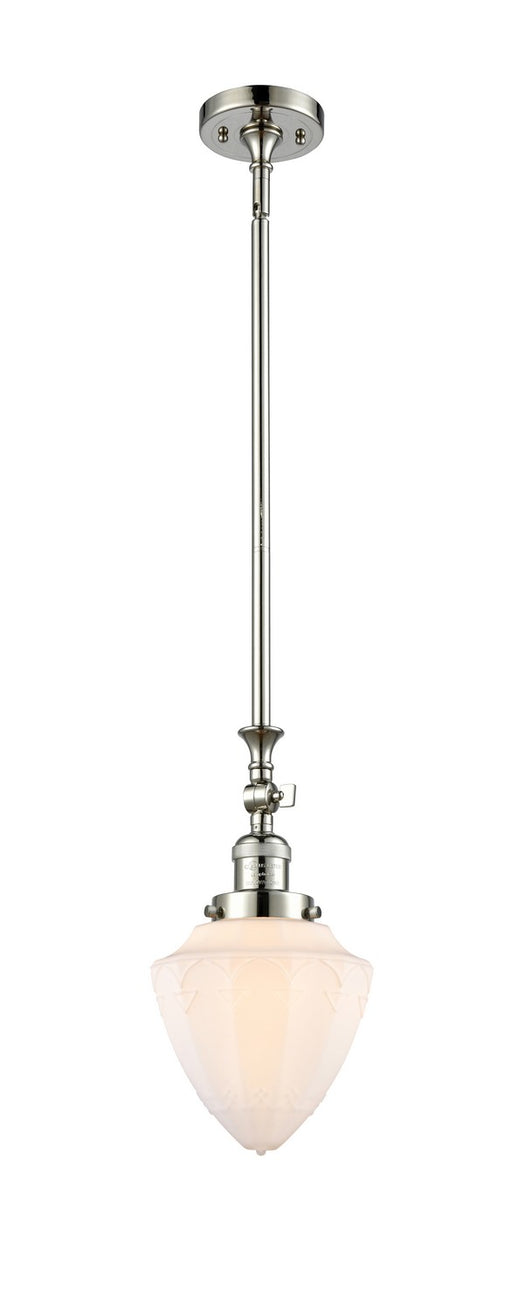 Innovations - 206-PN-G661-7-LED - LED Mini Pendant - Franklin Restoration - Polished Nickel