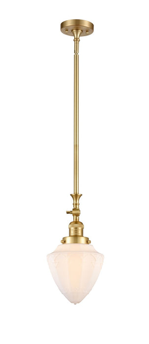 Innovations - 206-SG-G661-7 - One Light Mini Pendant - Franklin Restoration - Satin Gold