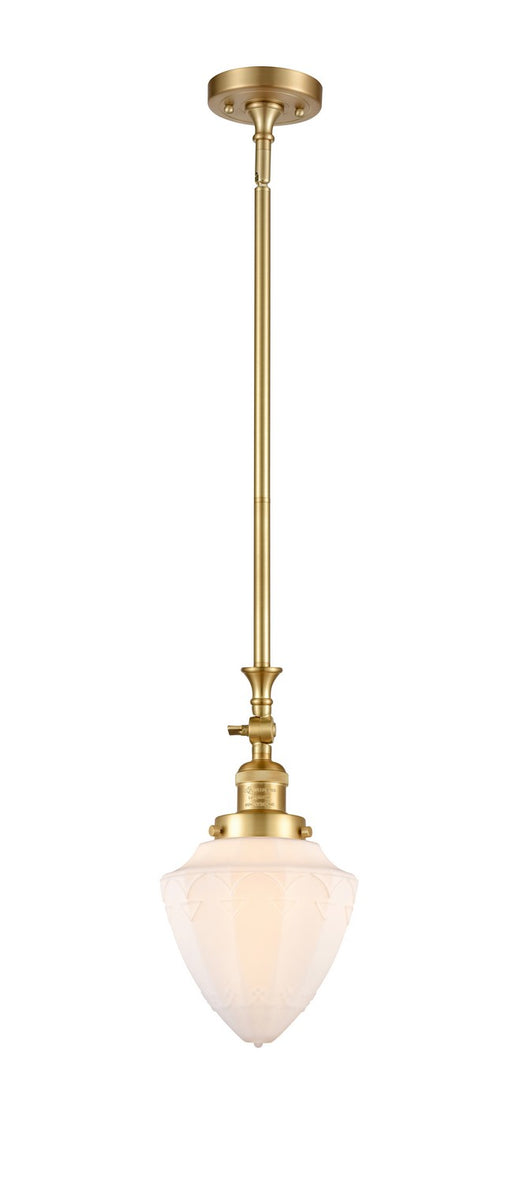 Innovations - 206-SG-G661-7-LED - LED Mini Pendant - Franklin Restoration - Satin Gold