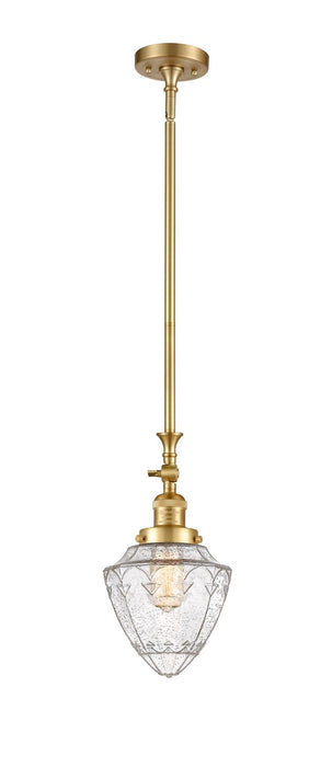 Innovations - 206-SG-G664-7 - One Light Mini Pendant - Franklin Restoration - Satin Gold