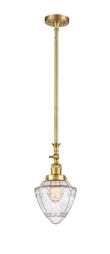Franklin Restoration One Light Mini Pendant Satin Gold