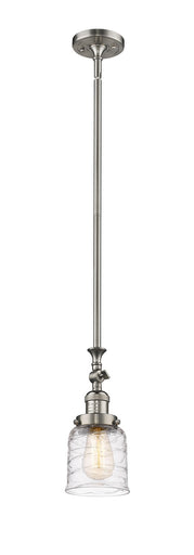 Franklin Restoration One Light Mini Pendant Brushed Satin Nickel
