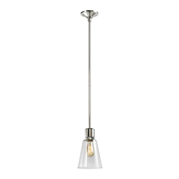 Zeev Lighting - P11707-E26-PN-G16 - One Light Pendant - Zigrina - Polished Nickel