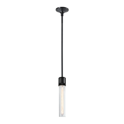 Zeev Lighting - P11708-E26-SBB-G1 - One Light Pendant - Zigrina - Satin Brushed Black