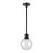 Zeev Lighting - P11708-E26-SBB-G11 - One Light Pendant - Zigrina - Satin Brushed Black