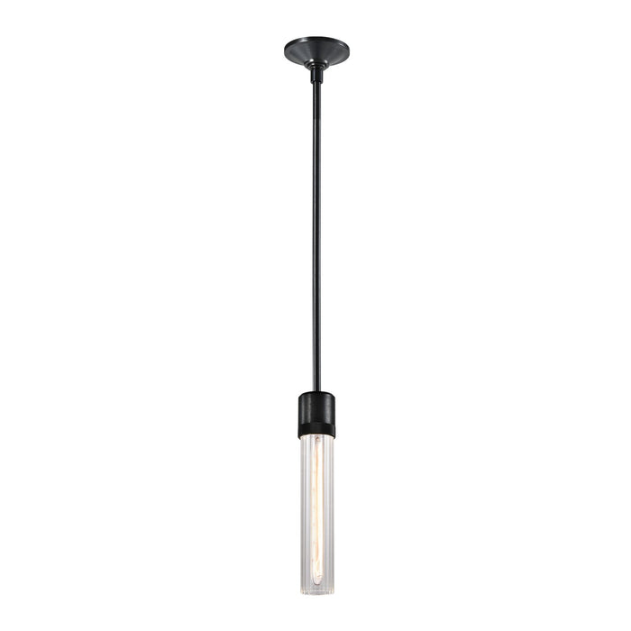 Zeev Lighting - P11708-E26-SBB-G3 - One Light Pendant - Zigrina - Satin Brushed Black