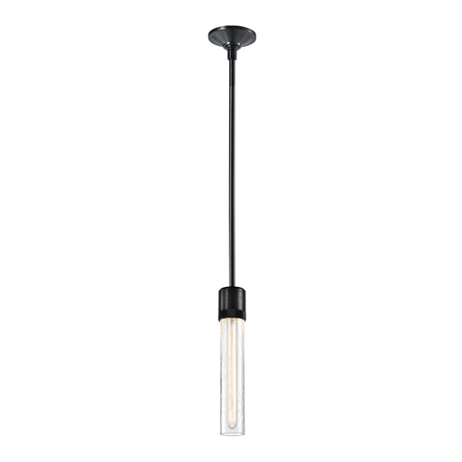 Zeev Lighting - P11708-E26-SBB-G5 - One Light Pendant - Zigrina - Satin Brushed Black