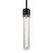 Zeev Lighting - P11708-E26-SBB-K-AGB-G3 - One Light Pendant - Zigrina - Satin Brushed Black