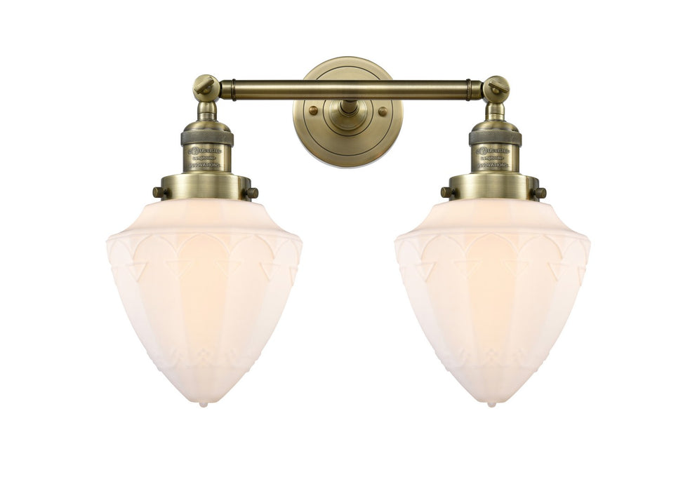 Innovations - 208-AB-G661-7-LED - LED Bath Vanity - Franklin Restoration - Antique Brass