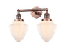 Innovations - 208-AC-G661-7 - Two Light Bath Vanity - Franklin Restoration - Antique Copper