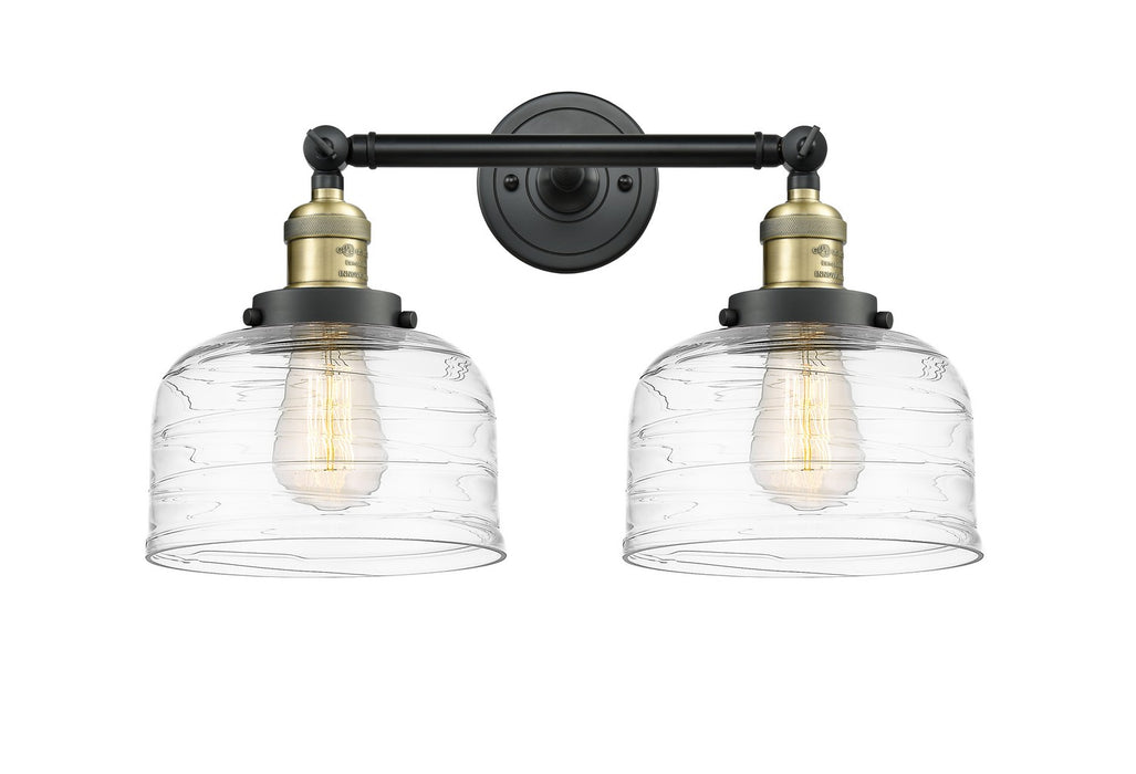 Innovations - 208-BAB-G713 - Two Light Bath Vanity - Franklin Restoration - Black Antique Brass