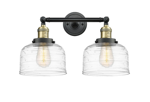 Franklin Restoration LED Bath Vanity Black Antique Brass