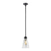 Zeev Lighting - P11708-E26-SBB-K-PN-G16 - One Light Pendant - Zigrina - Satin Brushed Black