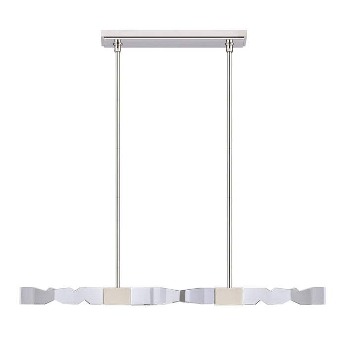 Zeev Lighting - PL11347-LED-49-2x2-PN - LED Linear Pendant - Mamadim - Polished Nickel