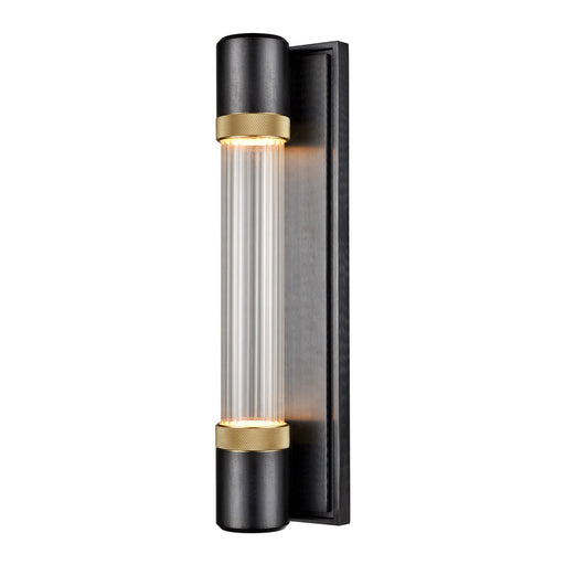 Zeev Lighting - WS11724-LED-1-SBB-K-AGB-G3 - LED Wall Sconce - Zigrina - Satin Brushed Black