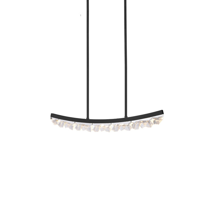 Zeev Lighting - PL11612-LED-32-SBB - LED Linear Pendant - Arcus - Satin Brushed Black