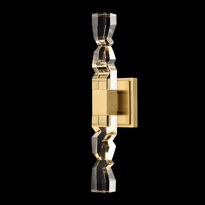 Zeev Lighting - WS11321-LED-2-3x3-AGB - LED Wall Sconce - Mamadim - Aged Brass