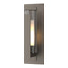 Hubbardton Forge - 307282-SKT-77-ZU0658 - One Light Outdoor Wall Sconce - Vertical Bar - Coastal Dark Smoke