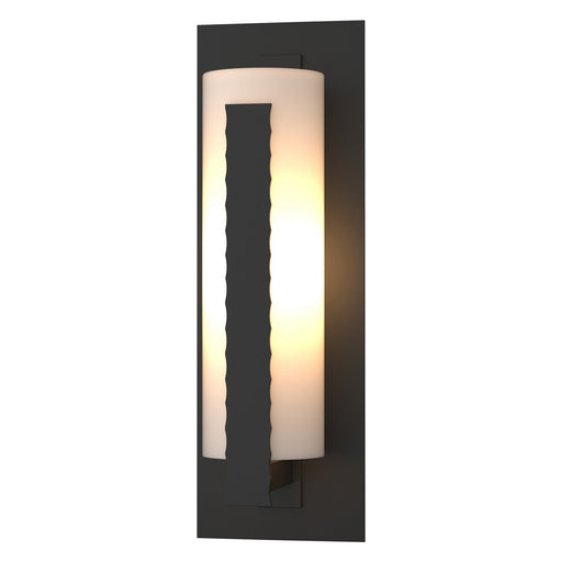 Hubbardton Forge - 307287-SKT-80-GG0037 - One Light Outdoor Wall Sconce - Vertical Bar - Coastal Black