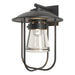 Hubbardton Forge - 307720-SKT-80-ZM0467 - One Light Outdoor Wall Sconce - Erlenmeyer - Coastal Black