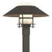 Hubbardton Forge - 344227-SKT-77-77-GG0026 - One Light Outdoor Post Mount - Henry - Coastal Dark Smoke