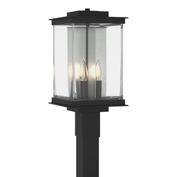 Hubbardton Forge - 344840-SKT-80-81-ZM0703 - Four Light Outdoor Post Mount - Kingston - Coastal Black