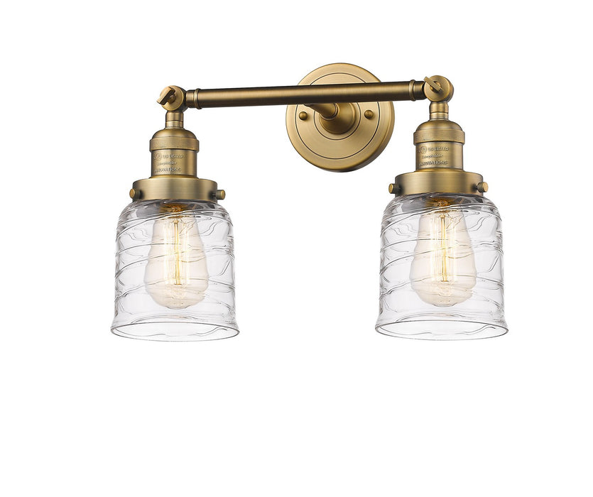 Innovations - 208-BB-G513 - Two Light Bath Vanity - Franklin Restoration - Brushed Brass