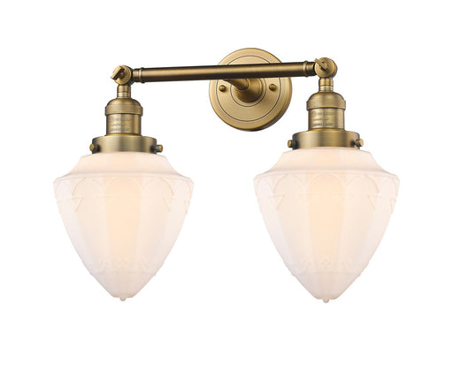 Innovations - 208-BB-G661-7 - Two Light Bath Vanity - Franklin Restoration - Brushed Brass