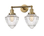 Innovations - 208-BB-G664-7 - Two Light Bath Vanity - Franklin Restoration - Brushed Brass