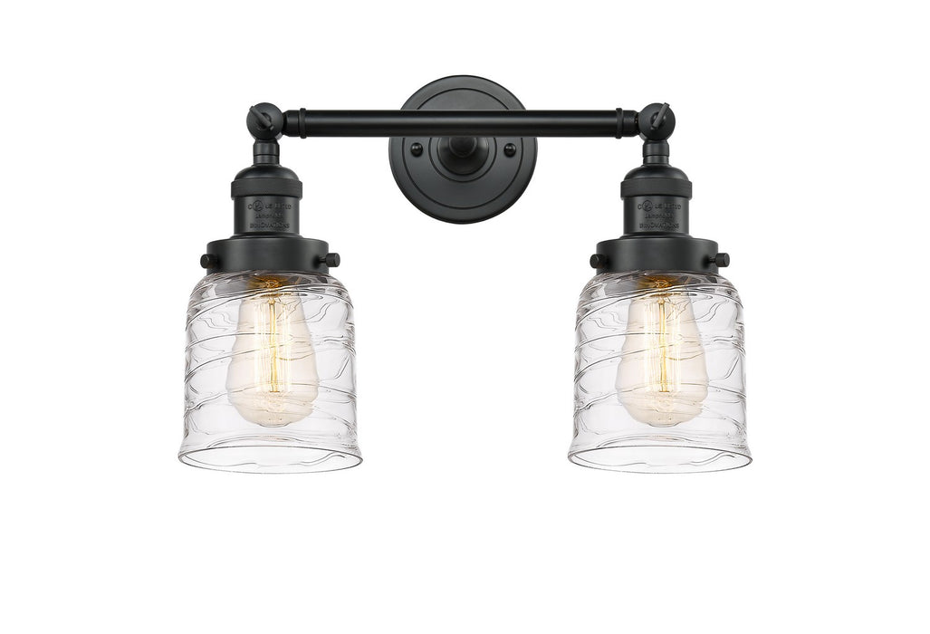 Innovations - 208-BK-G513 - Two Light Bath Vanity - Franklin Restoration - Matte Black