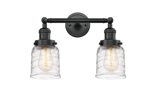 Franklin Restoration Two Light Bath Vanity Matte Black