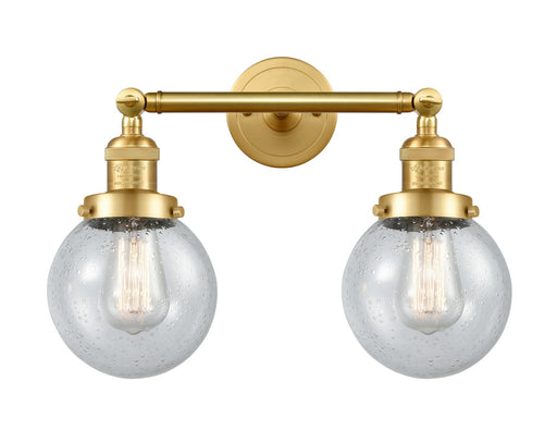 Franklin Restoration LED Bath Vanity Satin Gold